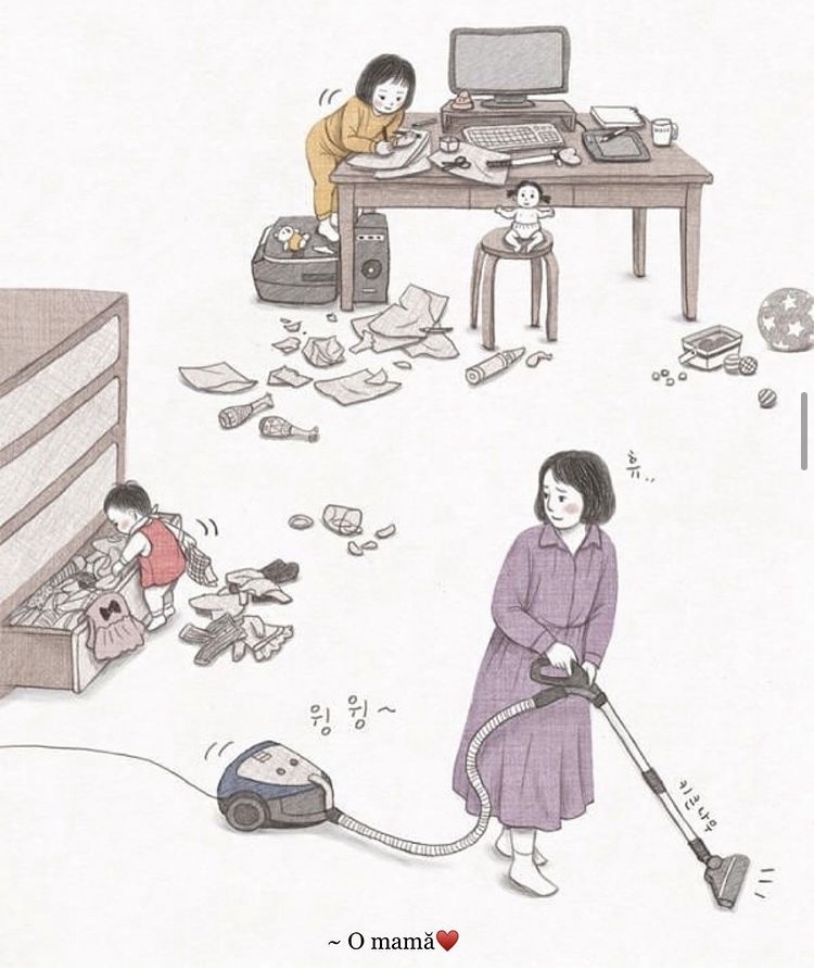 Jucăriile împrăștiate pe covorul din living, nu sunt "mizerie"!